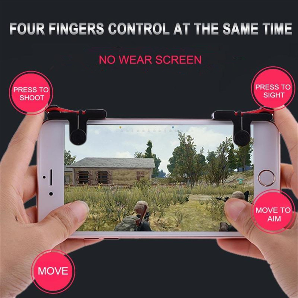 Game Control for Mobile Phone Shooting Accessories Physical Joysticks Assist Key