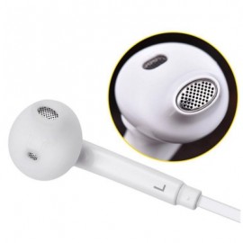 Wired 3.5mm White Headset with Microphone  for Samsung Galaxy S6 S7 Xiaomi Huawei
