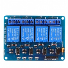 4 Channel DC 5V Relay Module for Arduino UNO R3 MEGA 2560 1280 DSP ARM PIC AVR