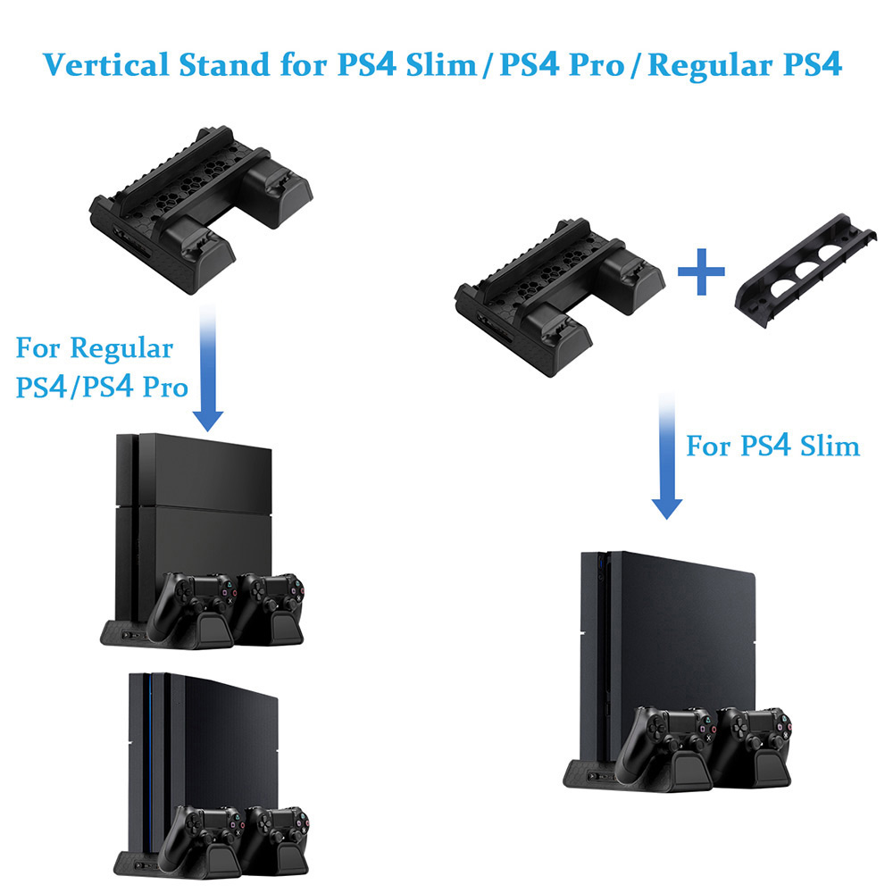 Multi-function dock for PS4/PS4 Slim/PS4 Pro