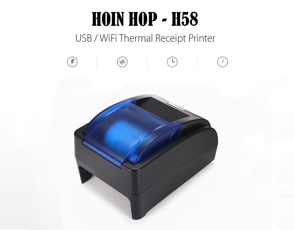 HOIN HOP - H58 USB / WiFi Portable Thermal Receipt Printer